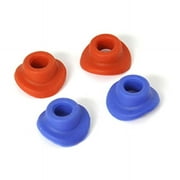 Mutmorningal 2Pcs Motorcycle Tires Silicone Valve Gasket Auto Tire Valve Stem Caps Universal Caps for Car Bike Motorbike Trucks Tire Blue